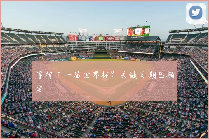 等待下一届世界杯？关键日期已确定