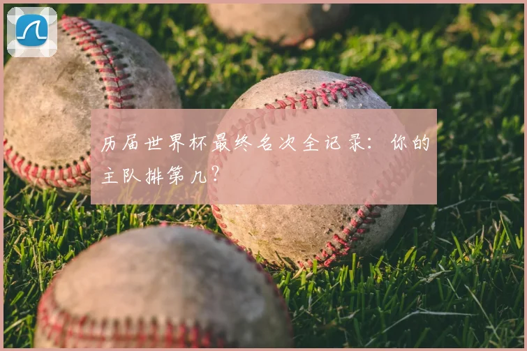 历届世界杯最终名次全记录:你的主队排第几?